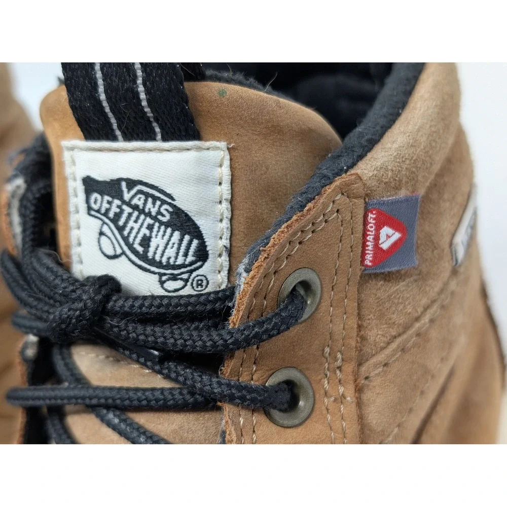 Vans Sk8-Hi MTE-2 Chipmunk Brown Primaloft HydroGuard Sneakers Mens 7 Womens 8.5